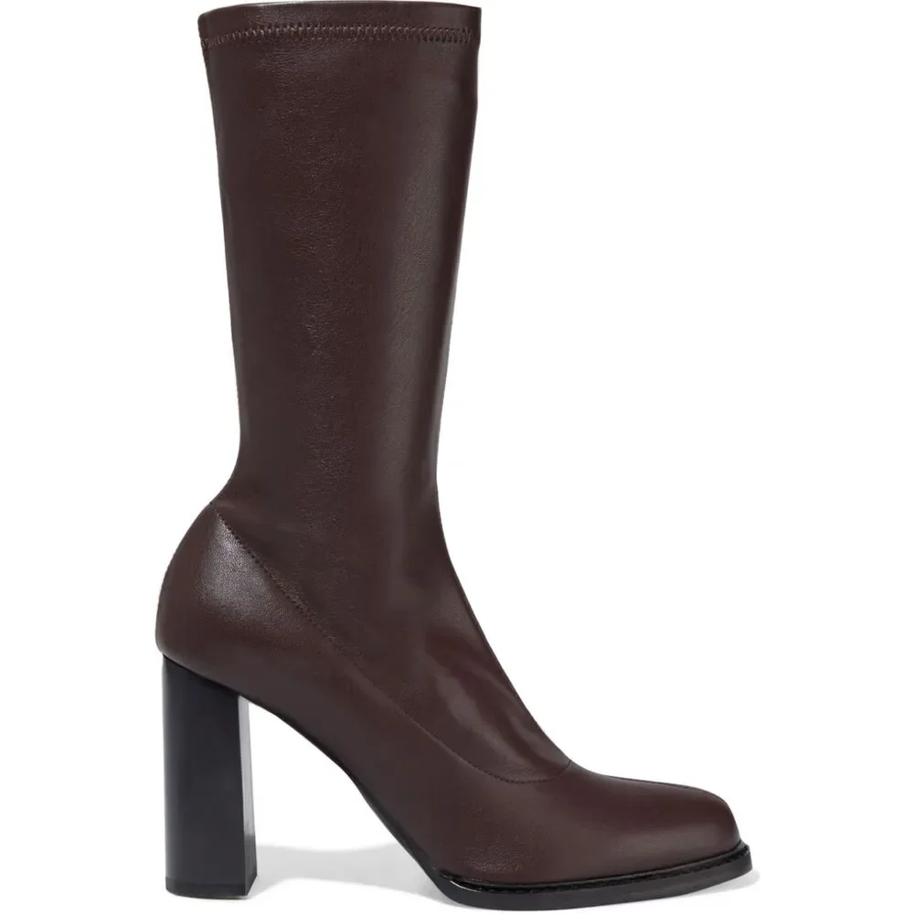 Stella McCartney Palmer faux stretch-leather sock boots Vegan Leather GUC - Picture 12 of 16